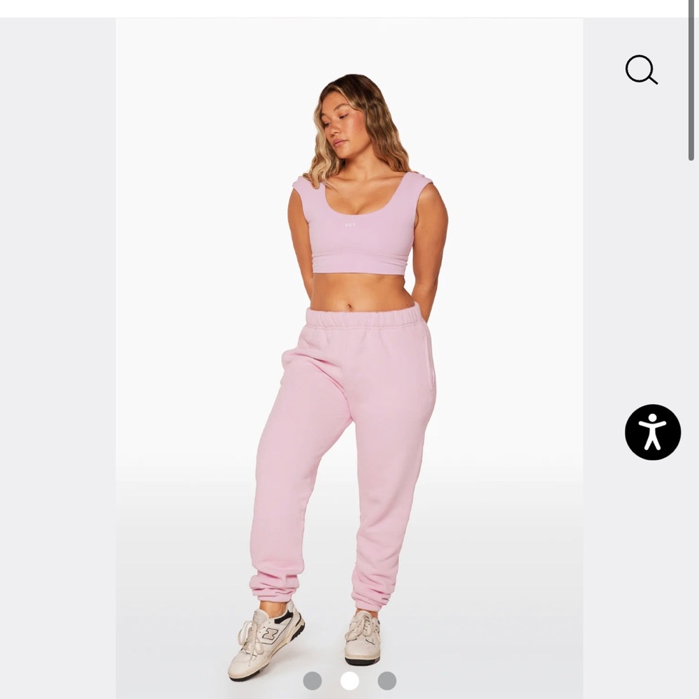 Set Active sweatpants in the best light pink!